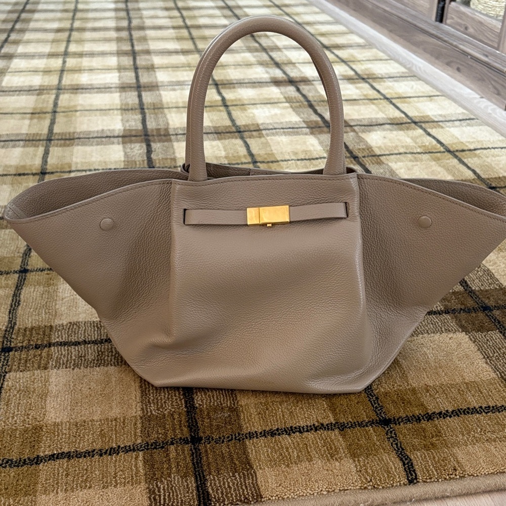DeMellier Taupe Leather Tote